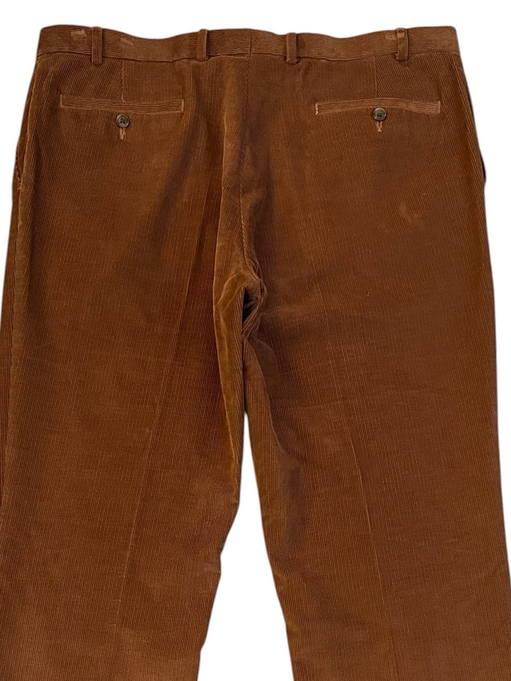Lauren Ralph Lauren Chestnut Brown Corduroy Flat Front Trouser Pants 38x32 - Picture 9 of 14
